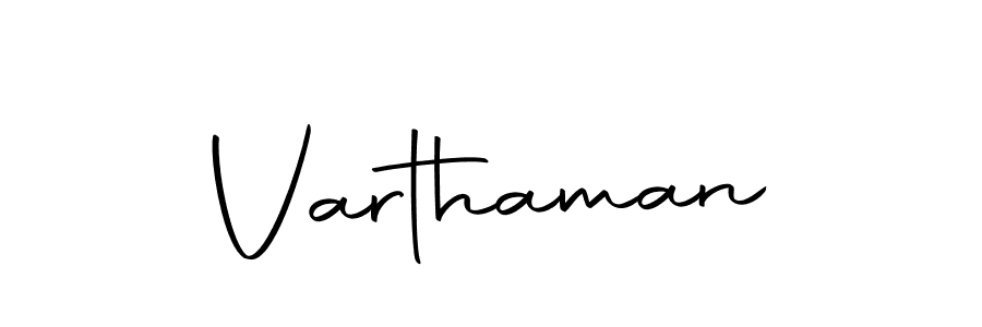 Create a beautiful signature design for name Varthaman. With this signature (Autography-DOLnW) fonts, you can make a handwritten signature for free. Varthaman signature style 10 images and pictures png