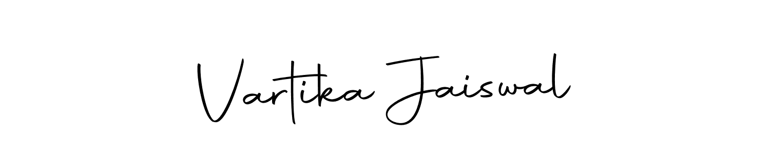 How to make Vartika Jaiswal signature? Autography-DOLnW is a professional autograph style. Create handwritten signature for Vartika Jaiswal name. Vartika Jaiswal signature style 10 images and pictures png