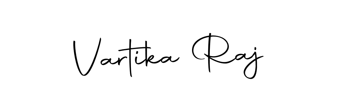 Create a beautiful signature design for name Vartika Raj. With this signature (Autography-DOLnW) fonts, you can make a handwritten signature for free. Vartika Raj signature style 10 images and pictures png