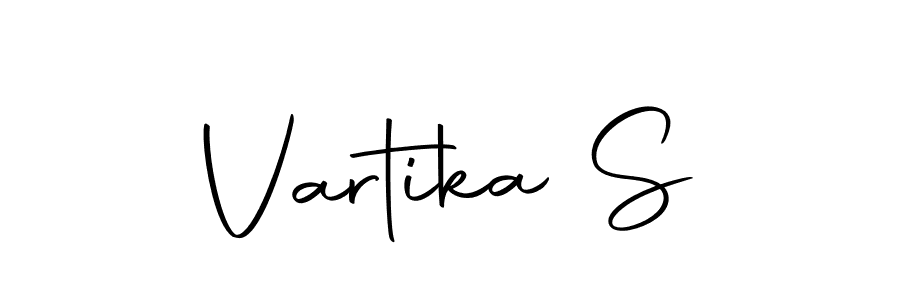 You can use this online signature creator to create a handwritten signature for the name Vartika S. This is the best online autograph maker. Vartika S signature style 10 images and pictures png