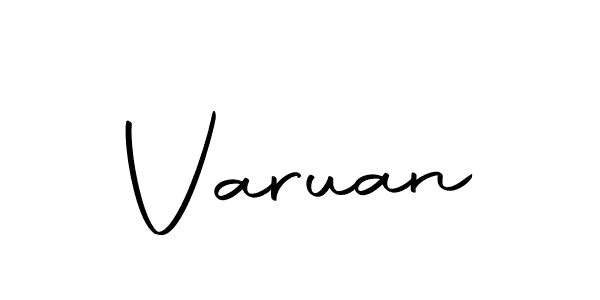 Design your own signature with our free online signature maker. With this signature software, you can create a handwritten (Autography-DOLnW) signature for name Varuan. Varuan signature style 10 images and pictures png