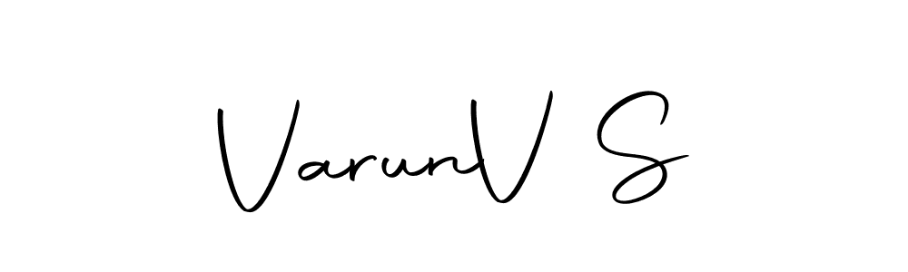 Varun  V S stylish signature style. Best Handwritten Sign (Autography-DOLnW) for my name. Handwritten Signature Collection Ideas for my name Varun  V S. Varun  V S signature style 10 images and pictures png