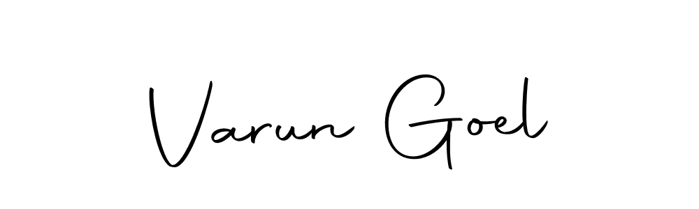 How to make Varun Goel name signature. Use Autography-DOLnW style for creating short signs online. This is the latest handwritten sign. Varun Goel signature style 10 images and pictures png