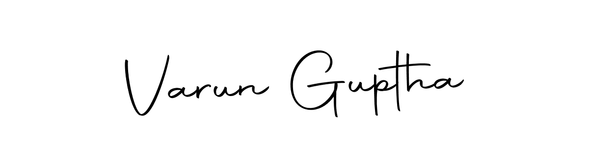 You can use this online signature creator to create a handwritten signature for the name Varun Guptha. This is the best online autograph maker. Varun Guptha signature style 10 images and pictures png