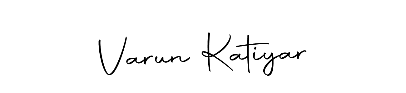 Use a signature maker to create a handwritten signature online. With this signature software, you can design (Autography-DOLnW) your own signature for name Varun Katiyar. Varun Katiyar signature style 10 images and pictures png