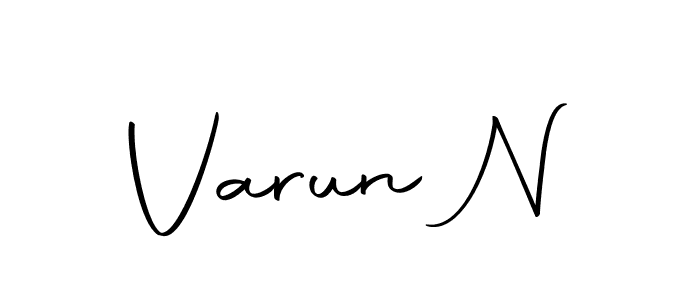 Similarly Autography-DOLnW is the best handwritten signature design. Signature creator online .You can use it as an online autograph creator for name Varun N. Varun N signature style 10 images and pictures png