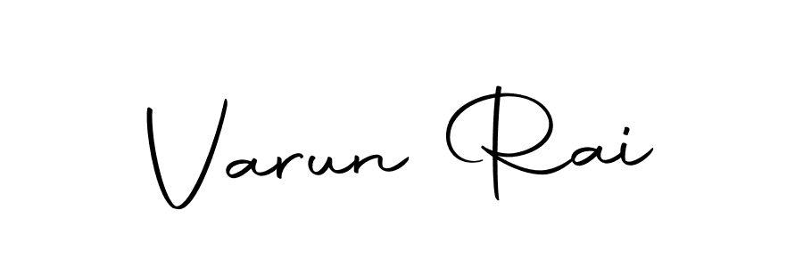 How to make Varun Rai name signature. Use Autography-DOLnW style for creating short signs online. This is the latest handwritten sign. Varun Rai signature style 10 images and pictures png