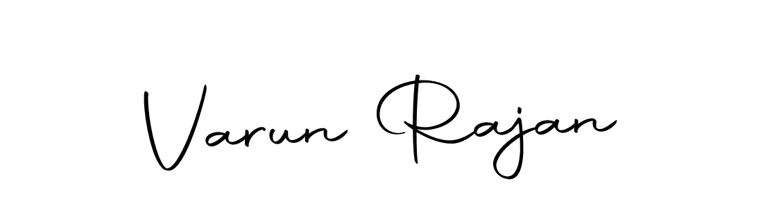 How to make Varun Rajan name signature. Use Autography-DOLnW style for creating short signs online. This is the latest handwritten sign. Varun Rajan signature style 10 images and pictures png