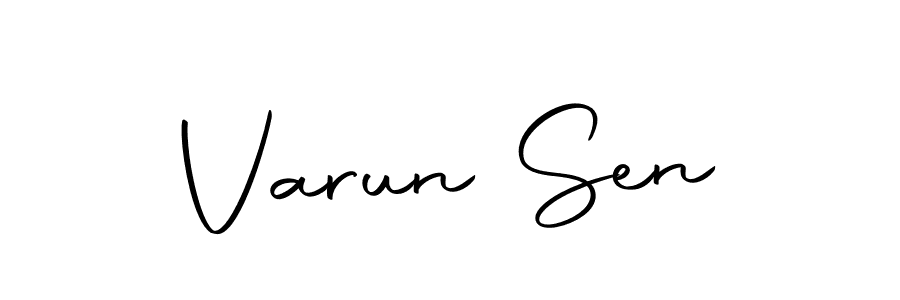 How to make Varun Sen name signature. Use Autography-DOLnW style for creating short signs online. This is the latest handwritten sign. Varun Sen signature style 10 images and pictures png
