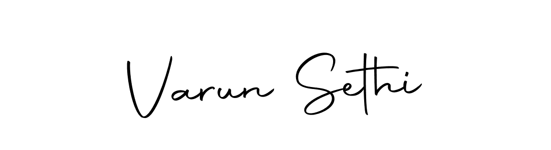 Create a beautiful signature design for name Varun Sethi. With this signature (Autography-DOLnW) fonts, you can make a handwritten signature for free. Varun Sethi signature style 10 images and pictures png