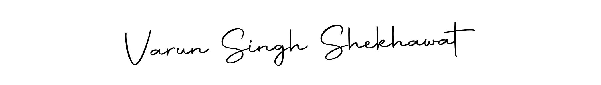 Make a beautiful signature design for name Varun Singh Shekhawat. With this signature (Autography-DOLnW) style, you can create a handwritten signature for free. Varun Singh Shekhawat signature style 10 images and pictures png