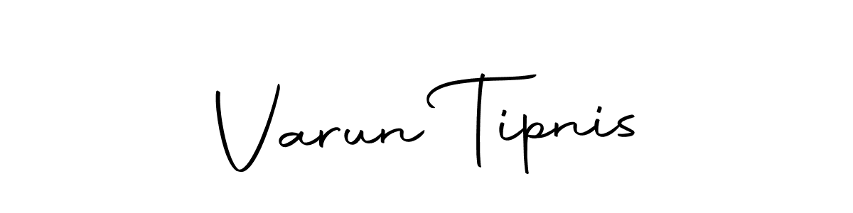 Make a beautiful signature design for name Varun Tipnis. Use this online signature maker to create a handwritten signature for free. Varun Tipnis signature style 10 images and pictures png