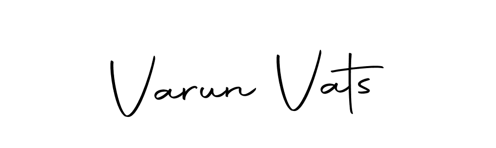 You can use this online signature creator to create a handwritten signature for the name Varun Vats. This is the best online autograph maker. Varun Vats signature style 10 images and pictures png