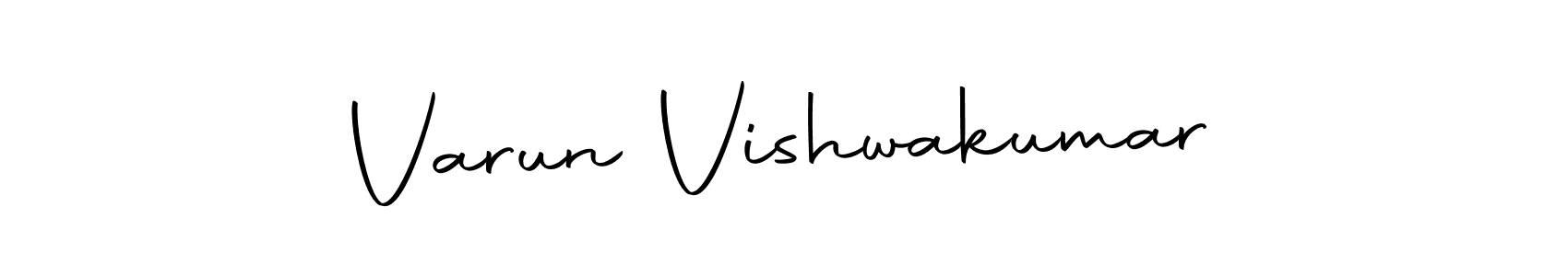 Use a signature maker to create a handwritten signature online. With this signature software, you can design (Autography-DOLnW) your own signature for name Varun Vishwakumar. Varun Vishwakumar signature style 10 images and pictures png