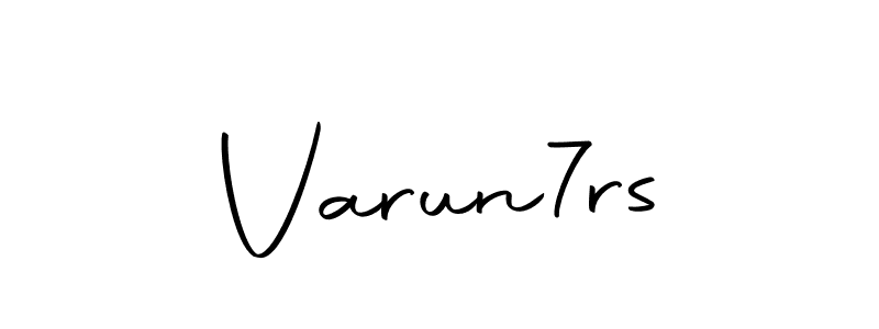 The best way (Autography-DOLnW) to make a short signature is to pick only two or three words in your name. The name Varun7rs include a total of six letters. For converting this name. Varun7rs signature style 10 images and pictures png