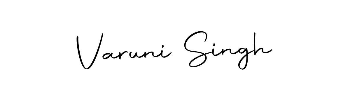 Design your own signature with our free online signature maker. With this signature software, you can create a handwritten (Autography-DOLnW) signature for name Varuni Singh. Varuni Singh signature style 10 images and pictures png