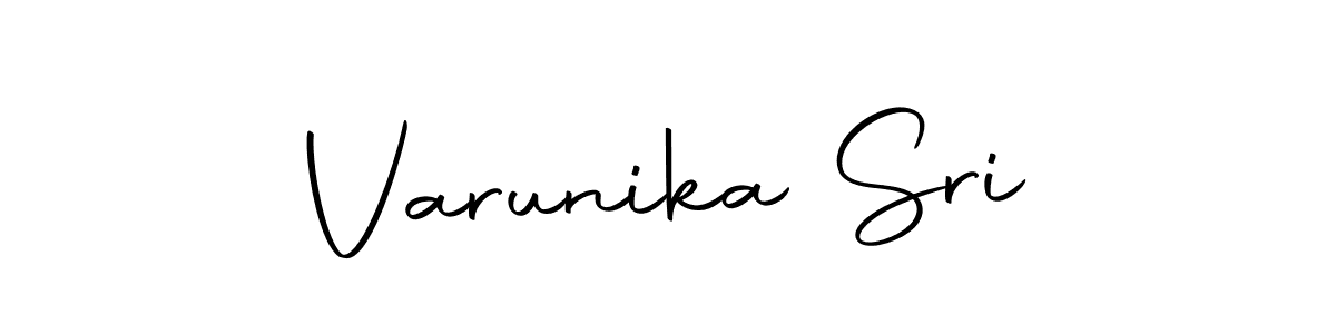 Create a beautiful signature design for name Varunika Sri. With this signature (Autography-DOLnW) fonts, you can make a handwritten signature for free. Varunika Sri signature style 10 images and pictures png