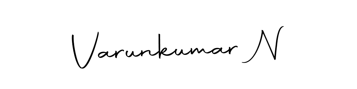 Here are the top 10 professional signature styles for the name Varunkumar N. These are the best autograph styles you can use for your name. Varunkumar N signature style 10 images and pictures png