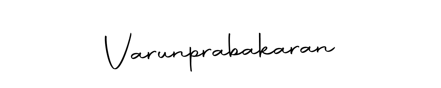 Design your own signature with our free online signature maker. With this signature software, you can create a handwritten (Autography-DOLnW) signature for name Varunprabakaran. Varunprabakaran signature style 10 images and pictures png