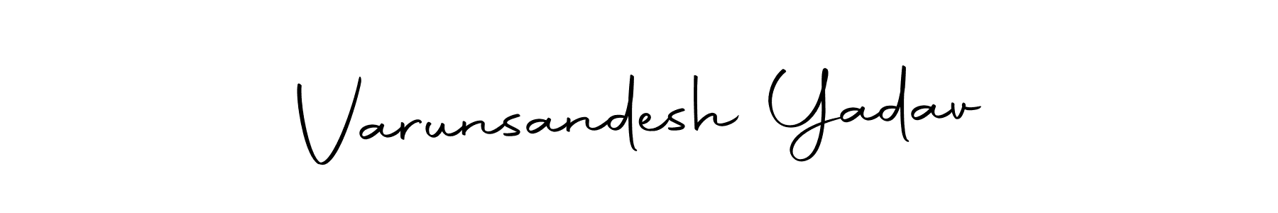 Design your own signature with our free online signature maker. With this signature software, you can create a handwritten (Autography-DOLnW) signature for name Varunsandesh Yadav. Varunsandesh Yadav signature style 10 images and pictures png