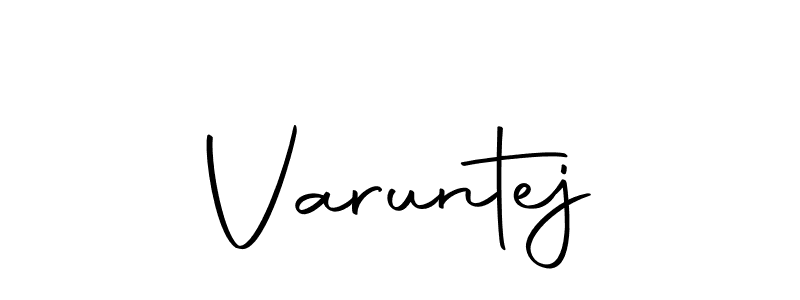 Make a beautiful signature design for name Varuntej. With this signature (Autography-DOLnW) style, you can create a handwritten signature for free. Varuntej signature style 10 images and pictures png