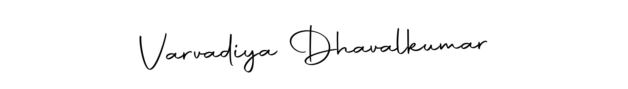 Similarly Autography-DOLnW is the best handwritten signature design. Signature creator online .You can use it as an online autograph creator for name Varvadiya Dhavalkumar. Varvadiya Dhavalkumar signature style 10 images and pictures png