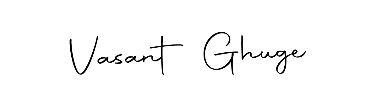 Make a short Vasant Ghuge signature style. Manage your documents anywhere anytime using Autography-DOLnW. Create and add eSignatures, submit forms, share and send files easily. Vasant Ghuge signature style 10 images and pictures png
