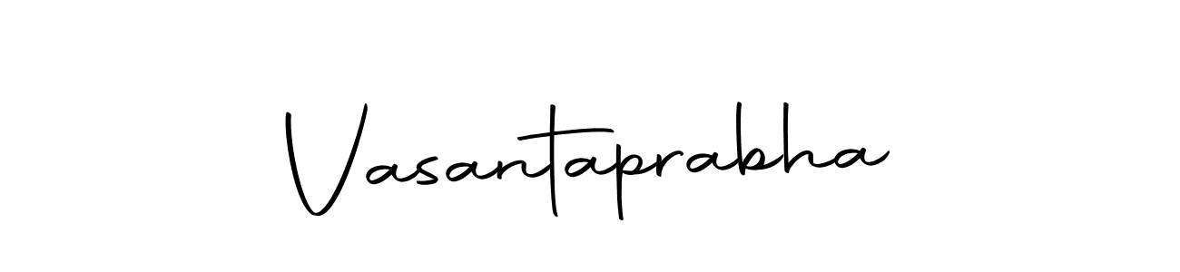 Create a beautiful signature design for name Vasantaprabha. With this signature (Autography-DOLnW) fonts, you can make a handwritten signature for free. Vasantaprabha signature style 10 images and pictures png