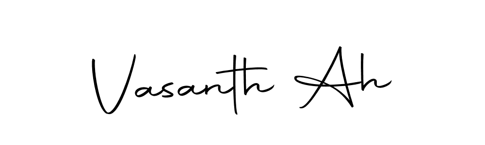 This is the best signature style for the Vasanth Ah name. Also you like these signature font (Autography-DOLnW). Mix name signature. Vasanth Ah signature style 10 images and pictures png