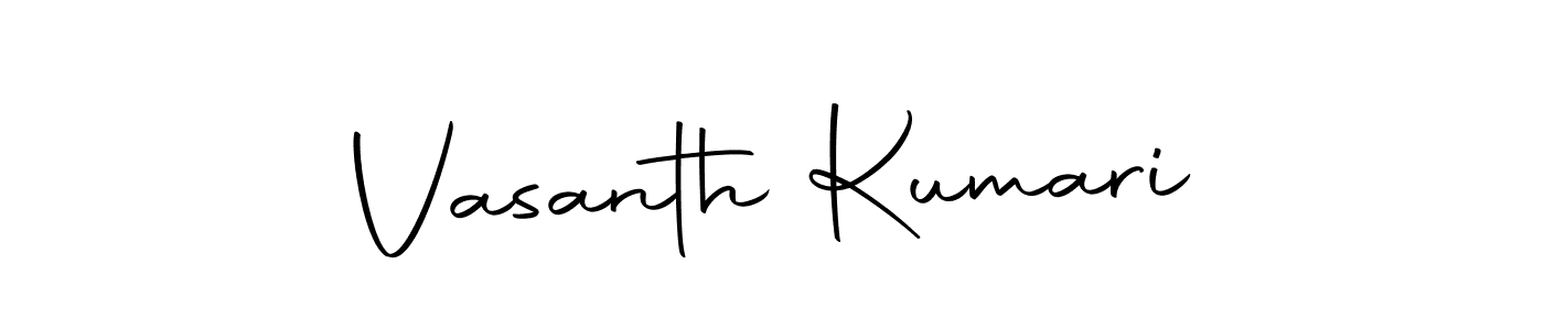 Use a signature maker to create a handwritten signature online. With this signature software, you can design (Autography-DOLnW) your own signature for name Vasanth Kumari. Vasanth Kumari signature style 10 images and pictures png