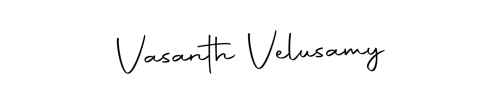 Make a beautiful signature design for name Vasanth Velusamy. With this signature (Autography-DOLnW) style, you can create a handwritten signature for free. Vasanth Velusamy signature style 10 images and pictures png
