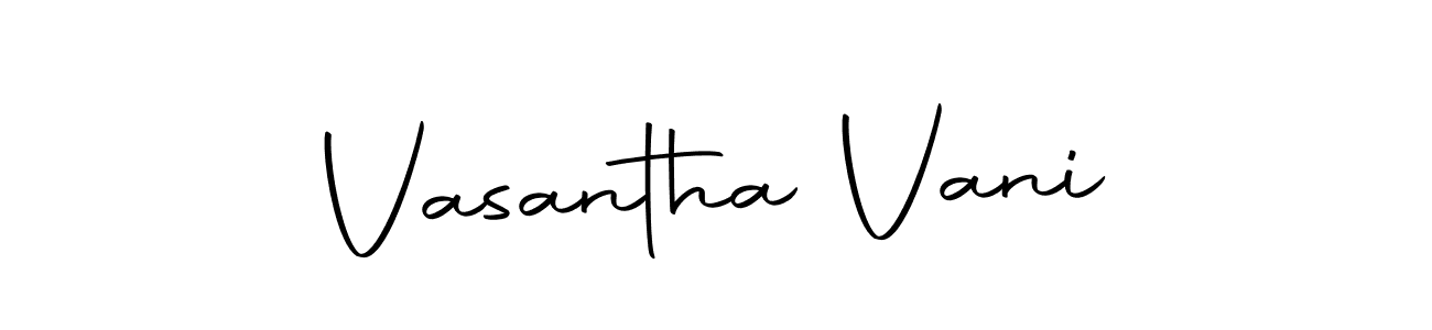Use a signature maker to create a handwritten signature online. With this signature software, you can design (Autography-DOLnW) your own signature for name Vasantha Vani. Vasantha Vani signature style 10 images and pictures png
