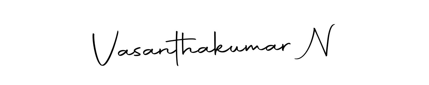 You should practise on your own different ways (Autography-DOLnW) to write your name (Vasanthakumar N) in signature. don't let someone else do it for you. Vasanthakumar N signature style 10 images and pictures png