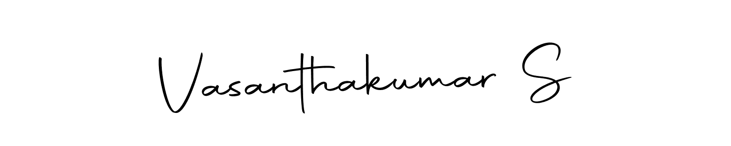 Make a beautiful signature design for name Vasanthakumar S. Use this online signature maker to create a handwritten signature for free. Vasanthakumar S signature style 10 images and pictures png