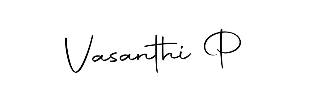 Design your own signature with our free online signature maker. With this signature software, you can create a handwritten (Autography-DOLnW) signature for name Vasanthi P. Vasanthi P signature style 10 images and pictures png