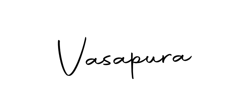 How to make Vasapura signature? Autography-DOLnW is a professional autograph style. Create handwritten signature for Vasapura name. Vasapura signature style 10 images and pictures png
