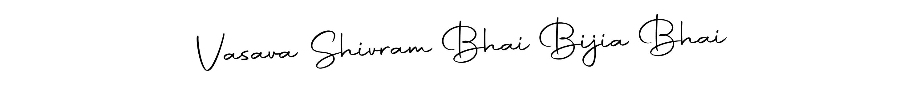 Make a beautiful signature design for name Vasava Shivram Bhai Bijia Bhai. With this signature (Autography-DOLnW) style, you can create a handwritten signature for free. Vasava Shivram Bhai Bijia Bhai signature style 10 images and pictures png