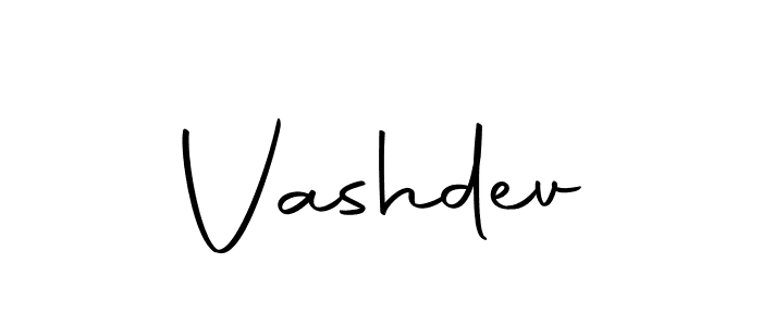 Make a beautiful signature design for name Vashdev. With this signature (Autography-DOLnW) style, you can create a handwritten signature for free. Vashdev signature style 10 images and pictures png