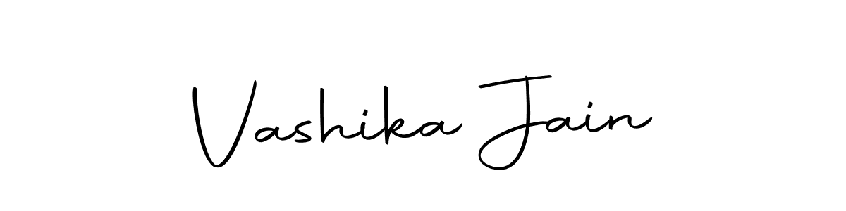 Make a beautiful signature design for name Vashika Jain. Use this online signature maker to create a handwritten signature for free. Vashika Jain signature style 10 images and pictures png