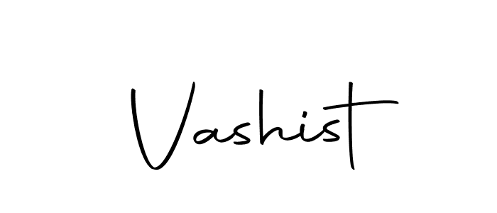 Create a beautiful signature design for name Vashist. With this signature (Autography-DOLnW) fonts, you can make a handwritten signature for free. Vashist signature style 10 images and pictures png
