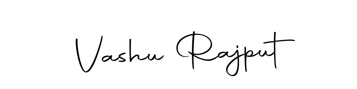 You should practise on your own different ways (Autography-DOLnW) to write your name (Vashu Rajput) in signature. don't let someone else do it for you. Vashu Rajput signature style 10 images and pictures png