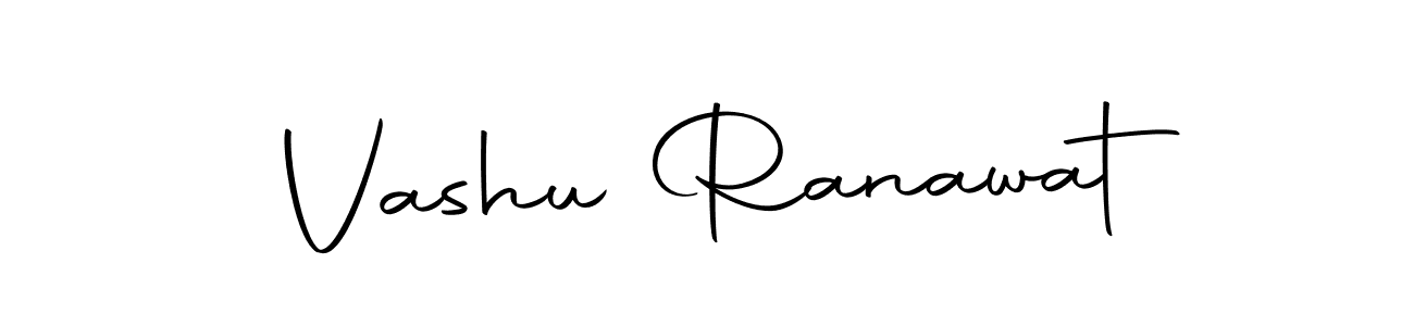 Create a beautiful signature design for name Vashu Ranawat. With this signature (Autography-DOLnW) fonts, you can make a handwritten signature for free. Vashu Ranawat signature style 10 images and pictures png