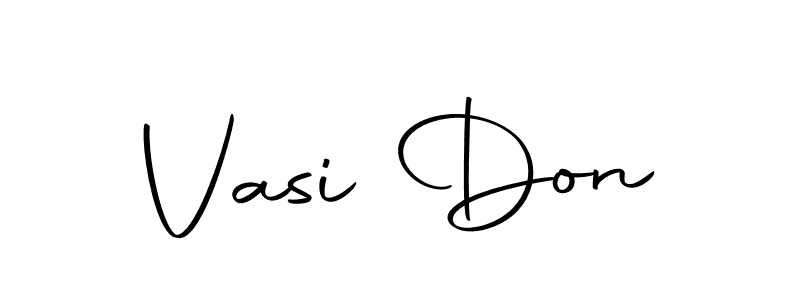 How to make Vasi Don name signature. Use Autography-DOLnW style for creating short signs online. This is the latest handwritten sign. Vasi Don signature style 10 images and pictures png