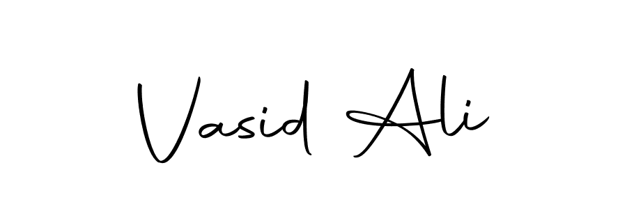 Also we have Vasid Ali name is the best signature style. Create professional handwritten signature collection using Autography-DOLnW autograph style. Vasid Ali signature style 10 images and pictures png