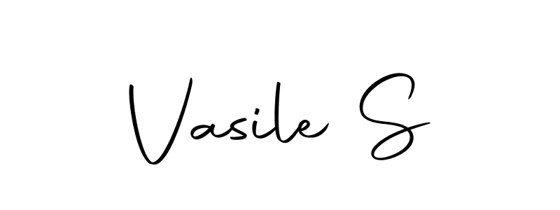 This is the best signature style for the Vasile S name. Also you like these signature font (Autography-DOLnW). Mix name signature. Vasile S signature style 10 images and pictures png