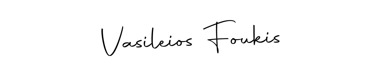 Design your own signature with our free online signature maker. With this signature software, you can create a handwritten (Autography-DOLnW) signature for name Vasileios Foukis. Vasileios Foukis signature style 10 images and pictures png