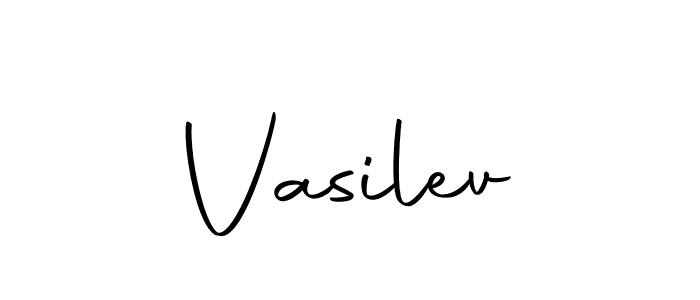 Design your own signature with our free online signature maker. With this signature software, you can create a handwritten (Autography-DOLnW) signature for name Vasilev. Vasilev signature style 10 images and pictures png