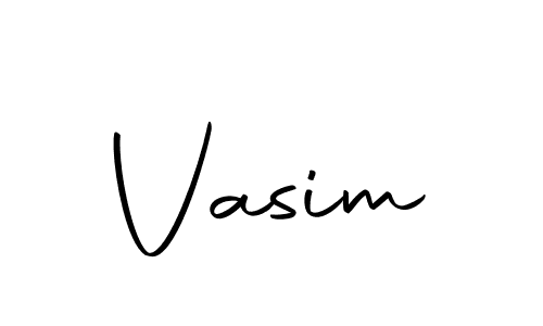 Create a beautiful signature design for name Vasim. With this signature (Autography-DOLnW) fonts, you can make a handwritten signature for free. Vasim signature style 10 images and pictures png