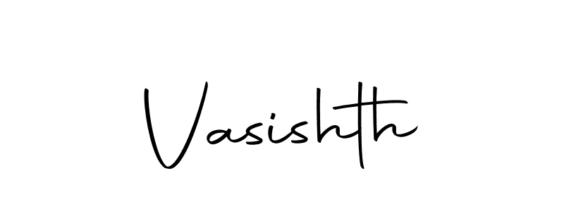 How to make Vasishth signature? Autography-DOLnW is a professional autograph style. Create handwritten signature for Vasishth name. Vasishth signature style 10 images and pictures png