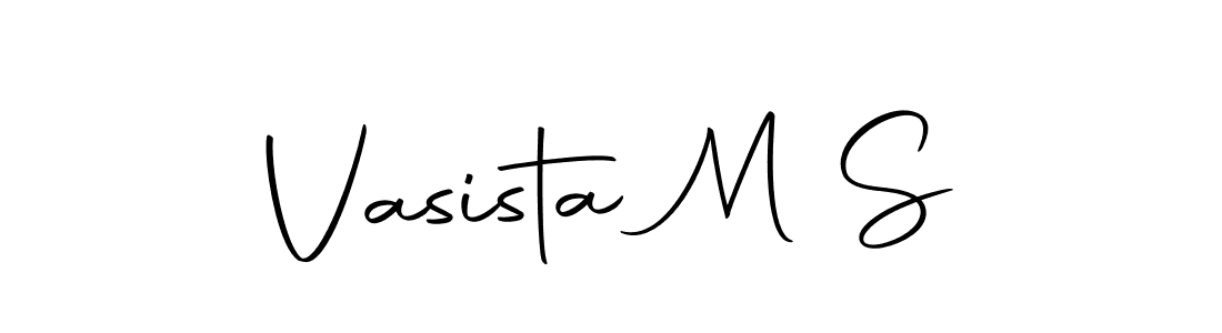 Here are the top 10 professional signature styles for the name Vasista M S. These are the best autograph styles you can use for your name. Vasista M S signature style 10 images and pictures png